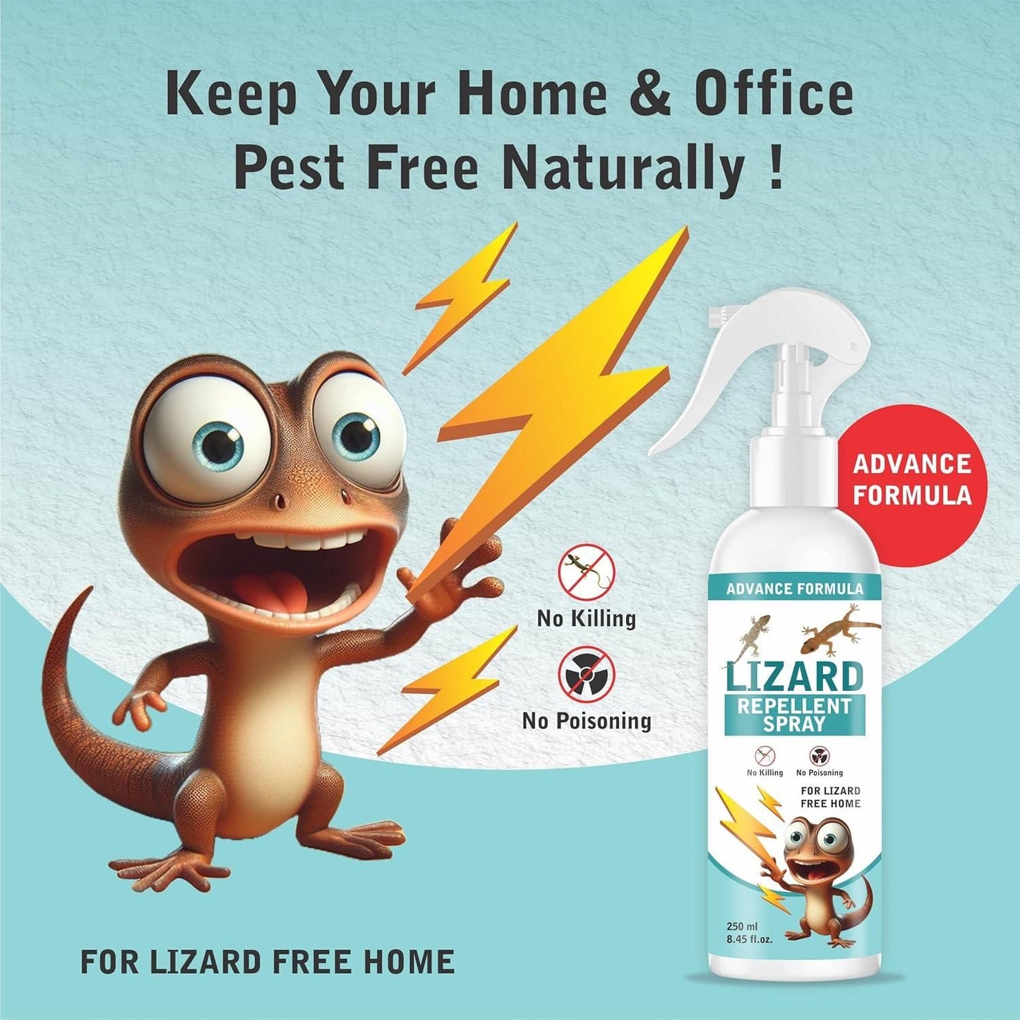 Lizard Repellent Spray 250ML – Safe Home Pest Control Solution | NISHU Superstores
