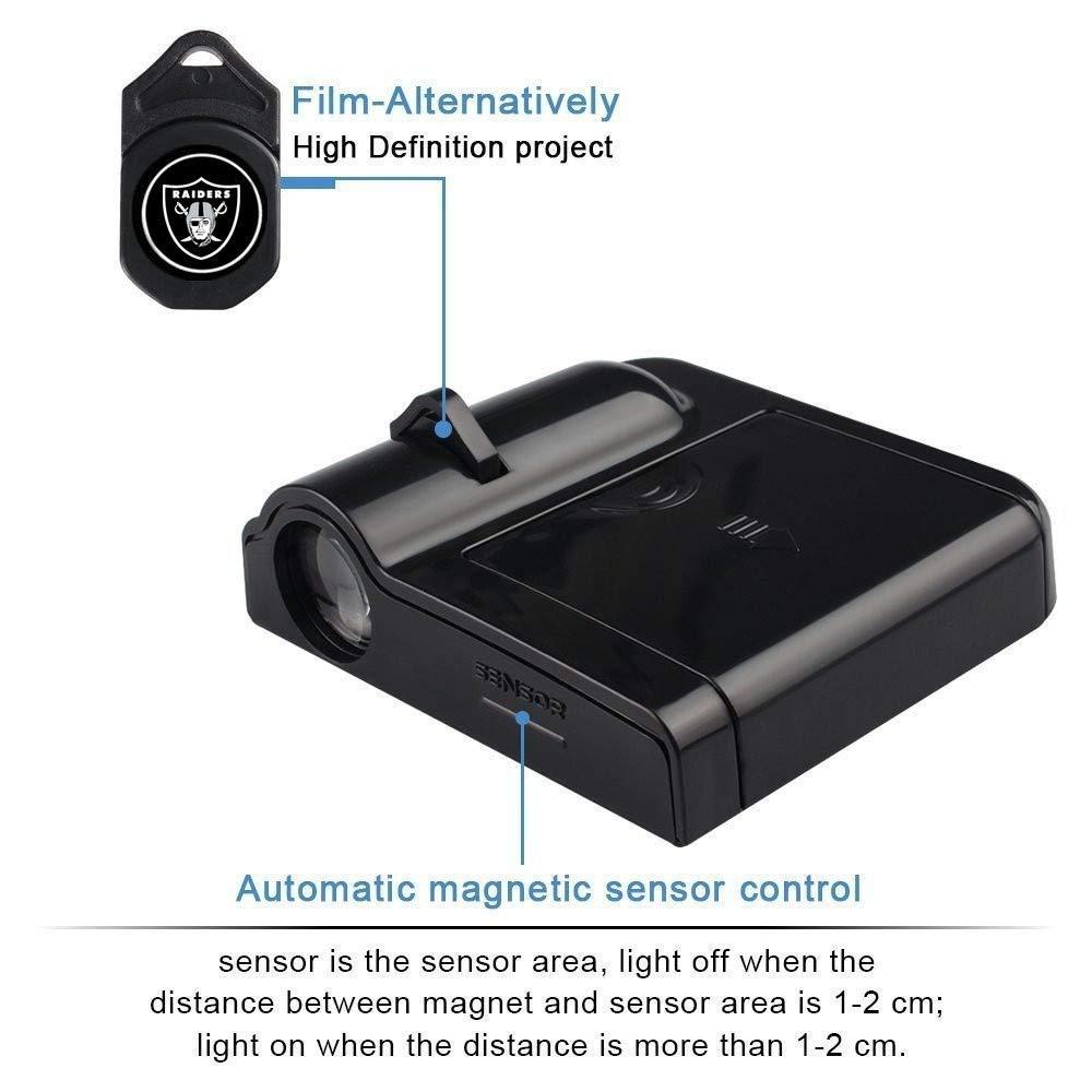 Automate Wireless Car Logo Shadow Projector Lights | Ghost Light Welcome Kit | NISHU Superstores
