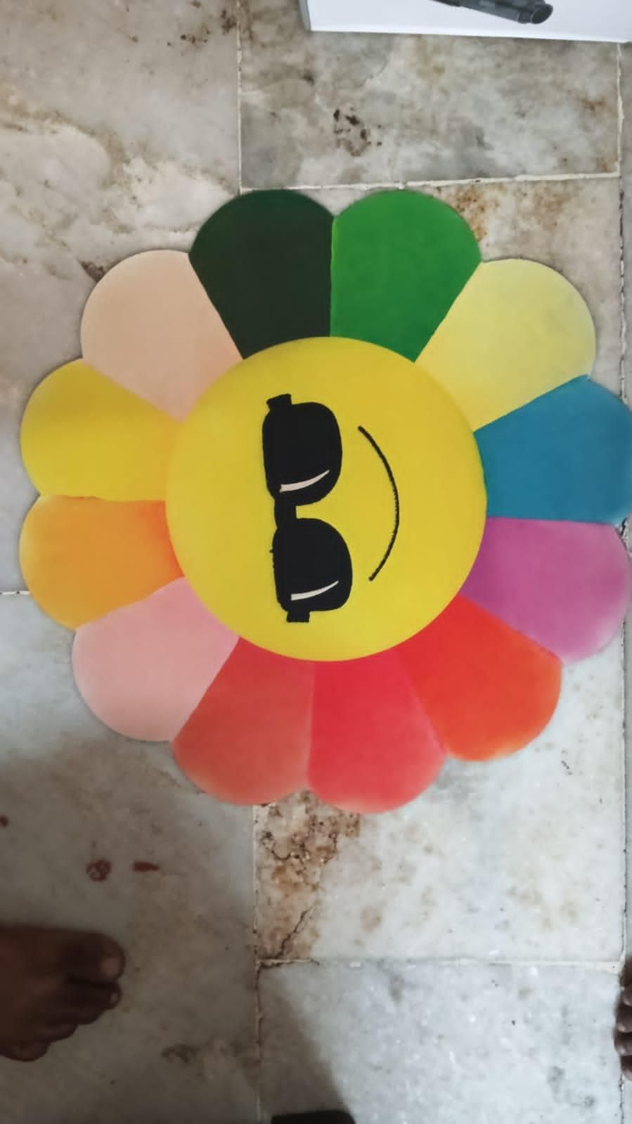 Sunflower Bathroom Rugs for Kids – Soft, Non-Slip & Cute Design | NISHU Superstores