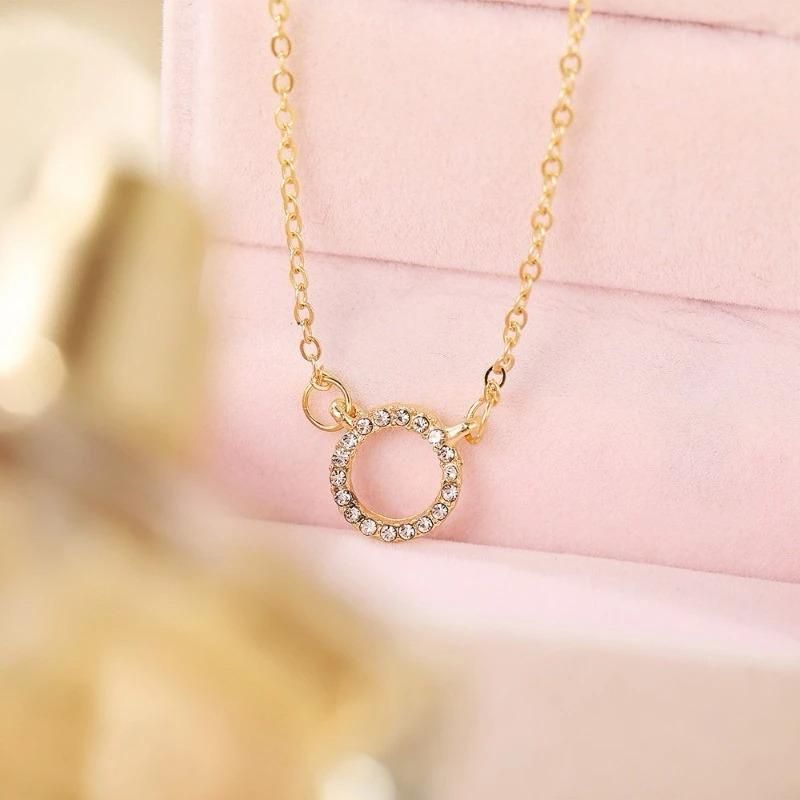 Women’s Stone Pendant with Chain – Micro Plated | NISHU Superstores