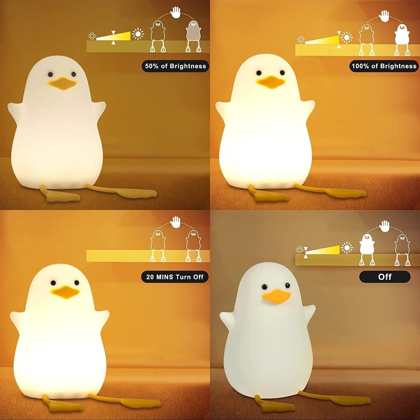 Duck Night Light Lamp – Cute & Soothing Soft Glow | NISHU Superstores