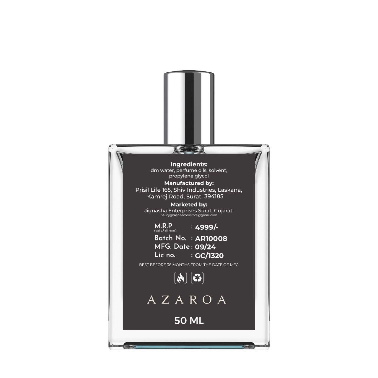 Azaroa The Most Wanted Perfume 50ML (Pack of 2) – Bold & Sensual Fragrance | NISHU Superstores