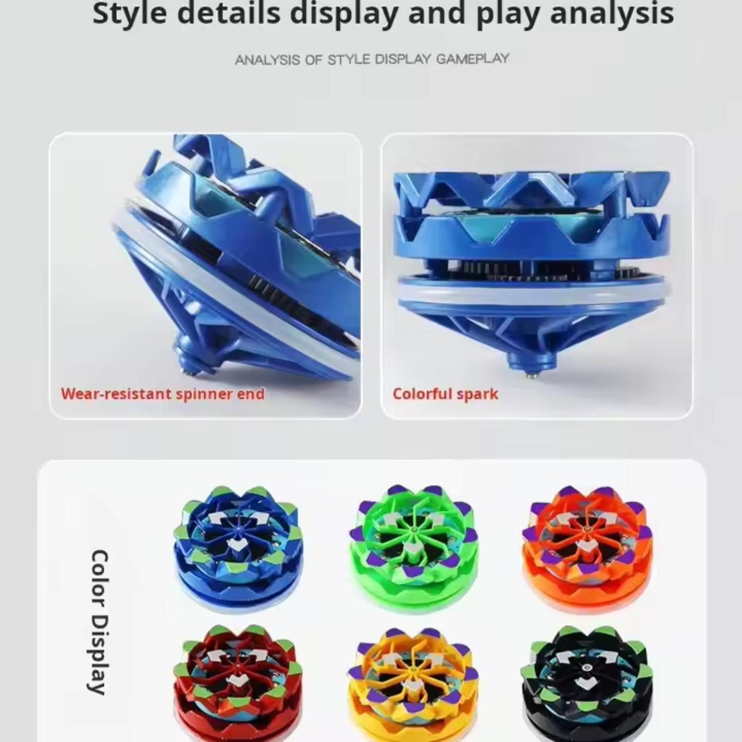Handheld Thundering Gyroscope Toy for Kids – Fun & Educational Spinner (Pack of 1) | NISHU Superstores