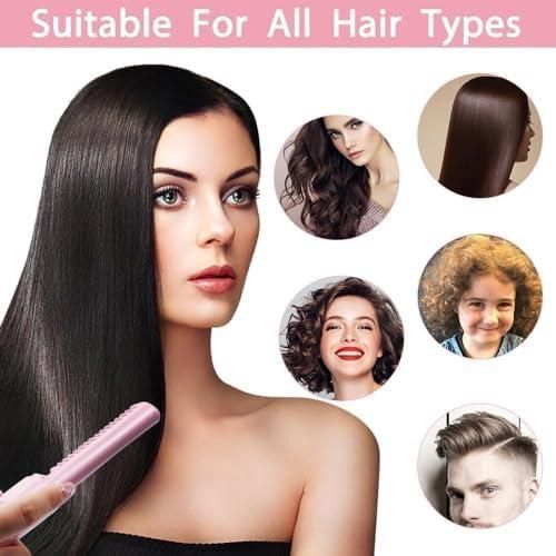Rechargeable Hot Comb Hair Straightener | Cordless & Portable Styling Tool | NISHU Superstores
