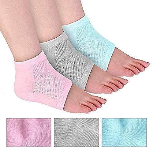 Silicon Gel Pad Heel Protector Socks – Pain Relief & Foot Care Support | NISHU Superstores