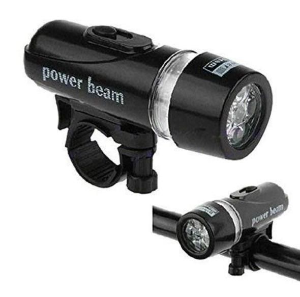 5 LED Bicycle Front Headlight Torch – Power Beam Cycle Light for Night Riding | NISHU Superstores