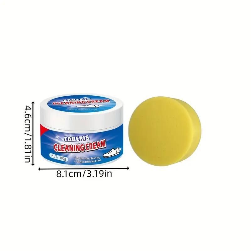 Multipurpose Whitening Cleaning Cream 100gm with Sponge – Stain Remover for Home Use | NISHU Superstores