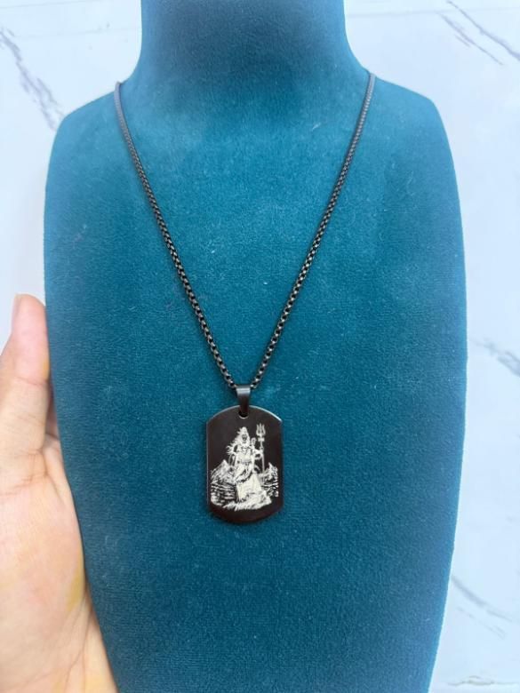 Eternal Shiv Godform Pendant with Chain | NISHU Superstores