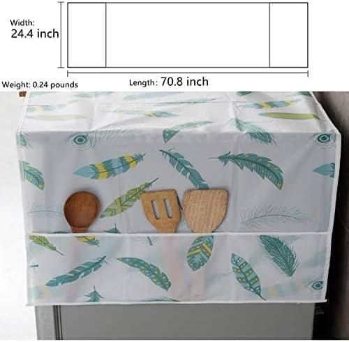 Refrigerator Waterproof Cover with Side Pockets – Dustproof & Storage Friendly | NISHU Superstores