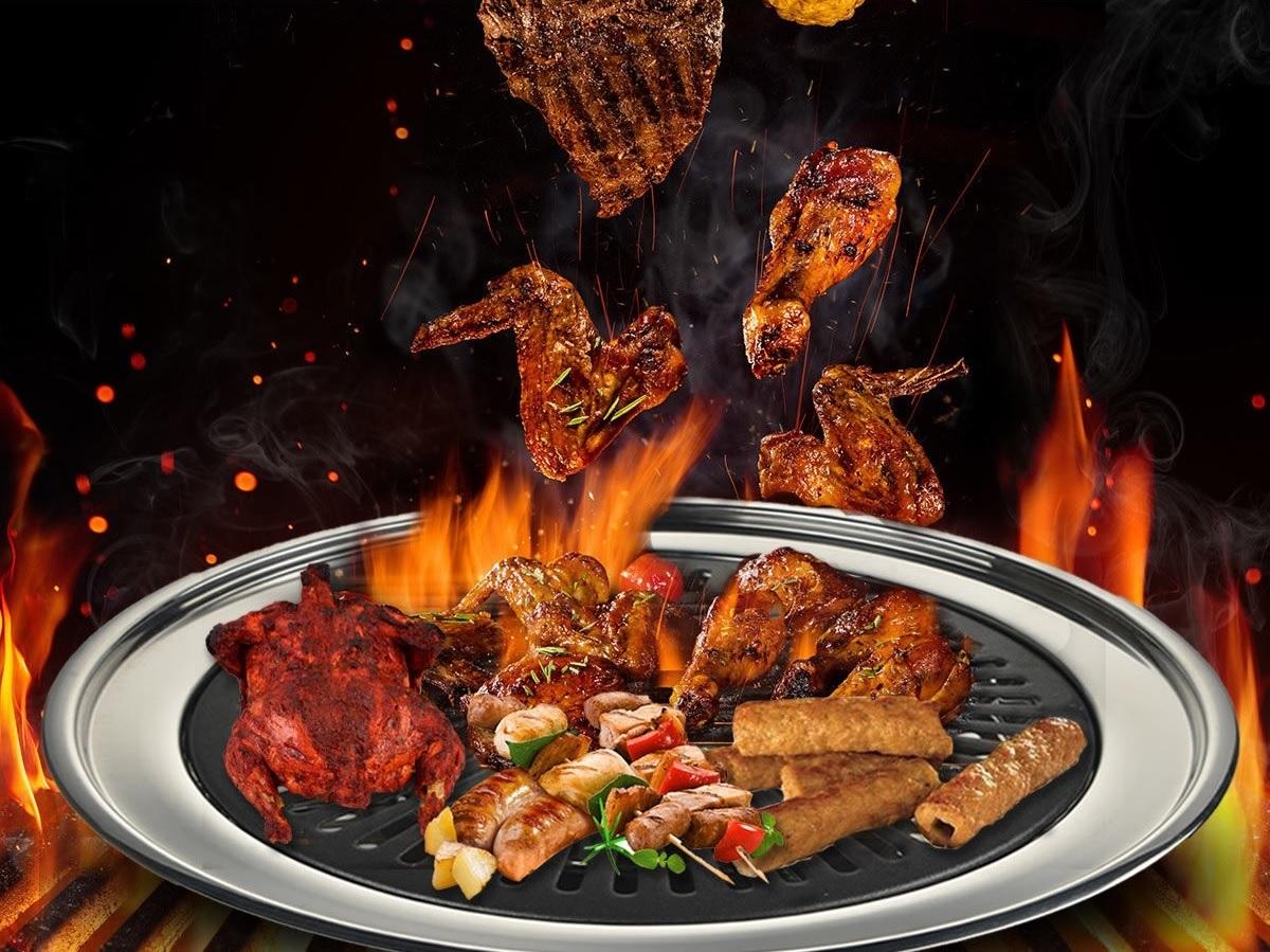 Indoor Gas Smokeless Barbeque Grill – Portable & Easy-to-Use Home BBQ | NISHU Superstores