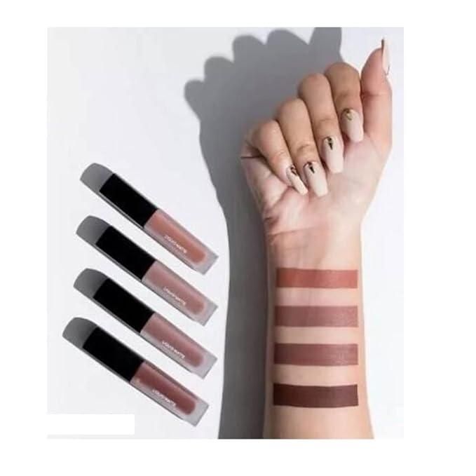 Nude Red Edition Liquid Lipstick Set of 4 – Different Shades | NISHU Superstores