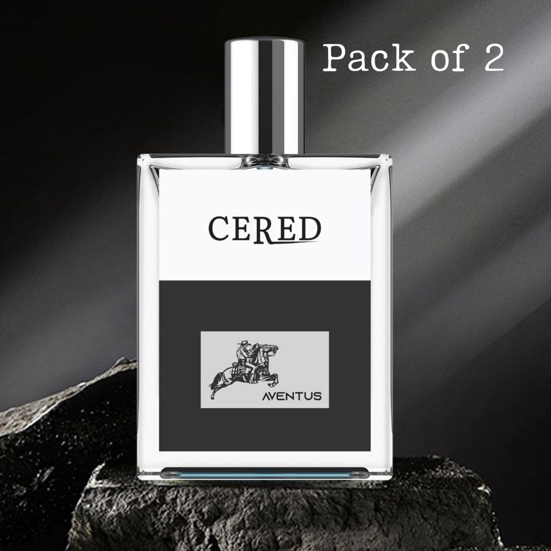 CERED Aventus Perfume 50ML (Pack of 2) - Premium Long-Lasting Fragrance | NISHU Superstores