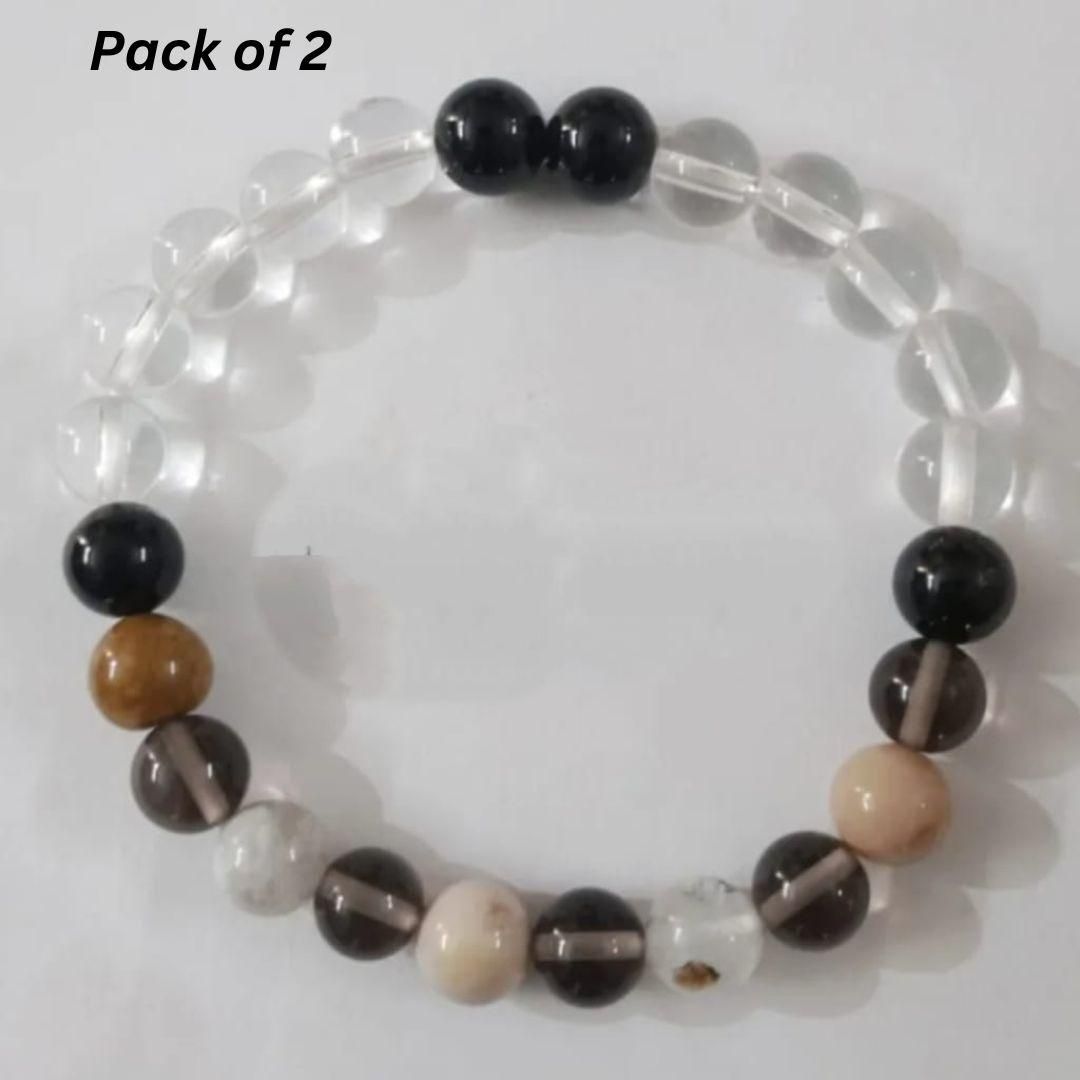 Hair Growth Bracelet (Pack of 2) – Natural Healing Crystal for Healthy Hair | NISHU Superstores