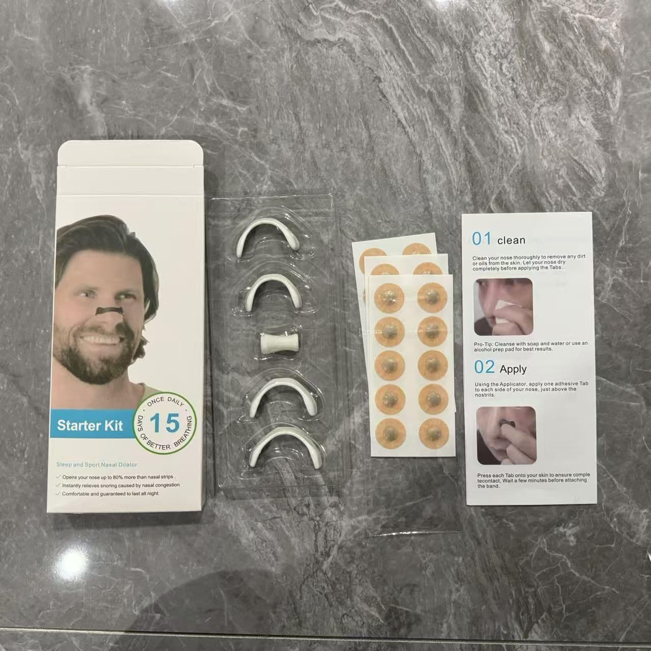 Breathing Nasal Strip Starter Kit – Instant Relief from Snoring & Nasal Congestion | NISHU Superstores