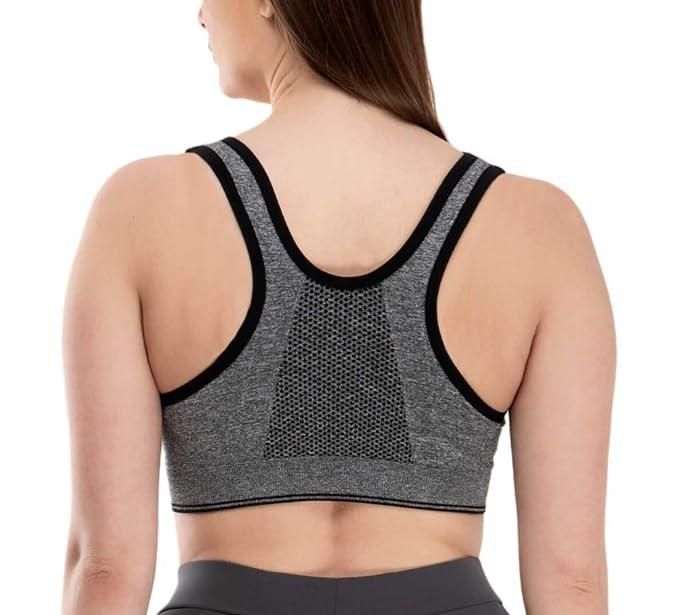 Women’s Sports Lightly Padded Bra (Pack of 2) – Stretchable & Breathable | NISHU Superstores