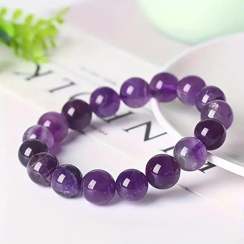 Stretchable Handmade Natural Crystal Stone Bracelet – Pack of 2 Spiritual Jewelry | NISHU Superstores