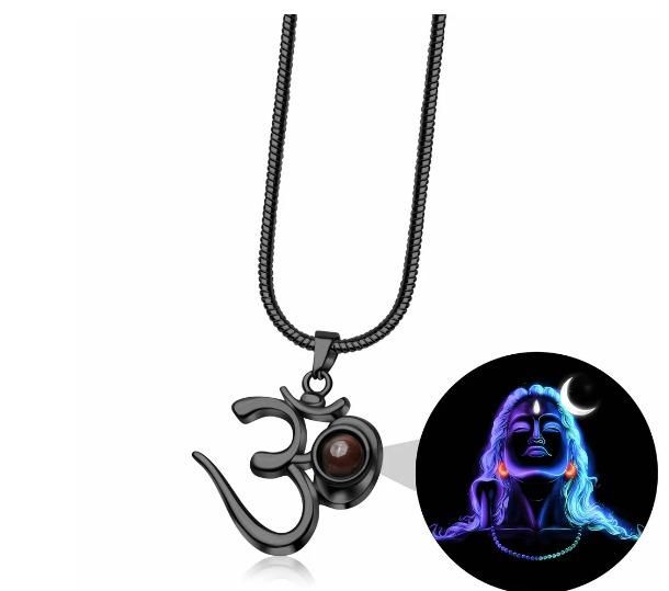 OM Pendant with Adiyogi – Spiritual Mahadev Pendant for Men & Women | NISHU Superstores