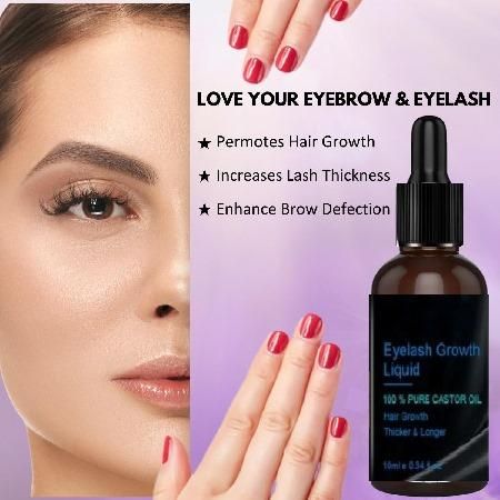 Eyelash Growth Liquid Serum for Longer, Thicker Lashes | NISHU Superstores