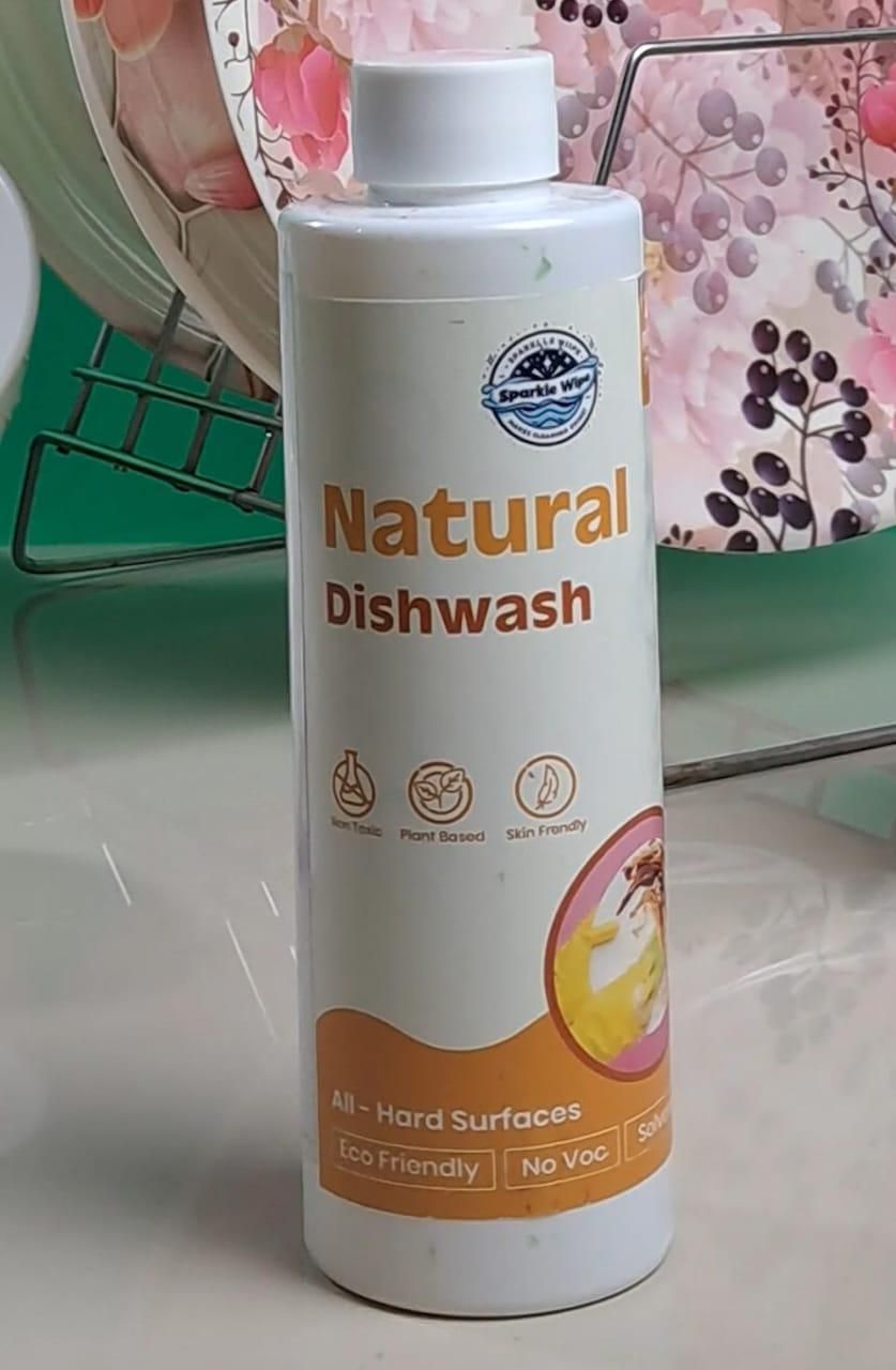 Natural Dishwash Liquid (Pack of 2) – Tough on Grease, Gentle on Hands | NISHU Superstores