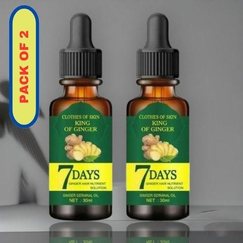 Ginger Hair Growth Germinal Oil 30ml (Pack of 2) – Boost Hair Growth & Reduce Hair Fall | NISHU Superstores