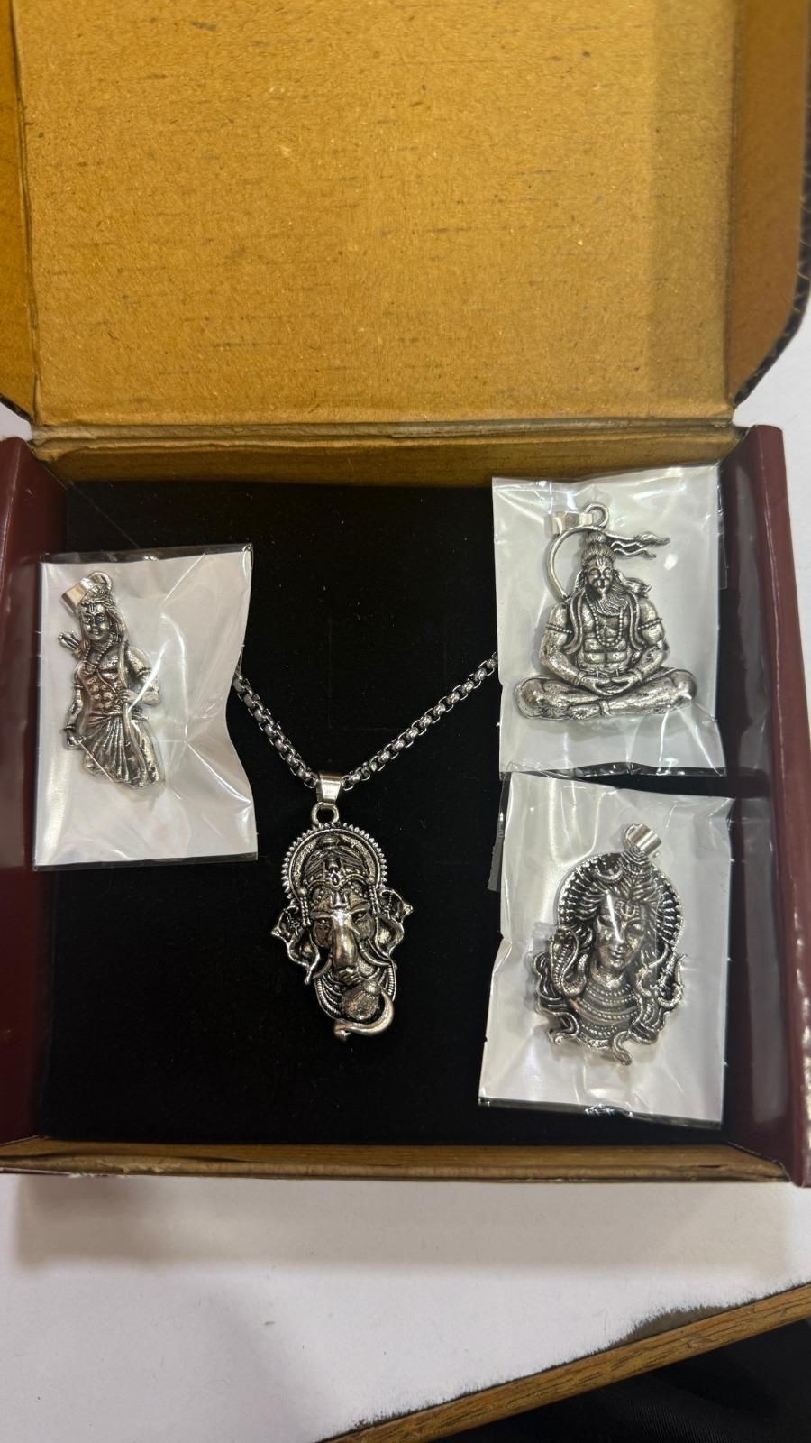 Buy 1 Get 3 Free Pendant with Chain – Stylish Combo Jewelry for Men & Women | NISHU Superstores