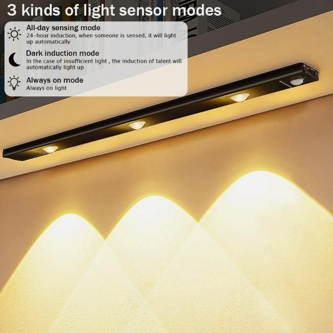 LED PIR Motion Sensor Cabinet Light – USB Rechargeable & Energy Efficient | NISHU Superstores
