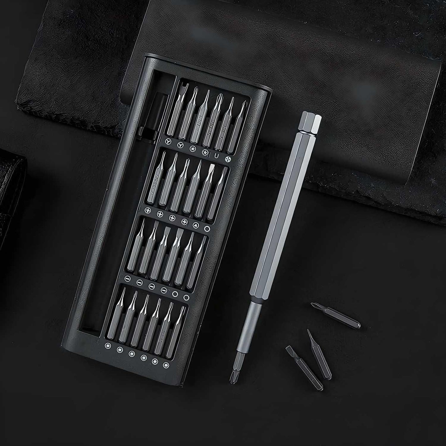 24-Piece Precision Screwdriver Set – Magnetic Bits & Compact Case | NISHU Superstores