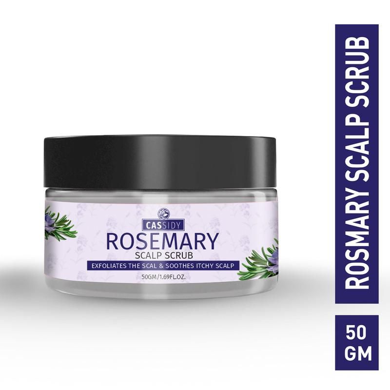 CASSIDY Rosemary Scalp Scrub 50gm – Deep Cleansing & Hair Growth Stimulation | NISHU Superstores