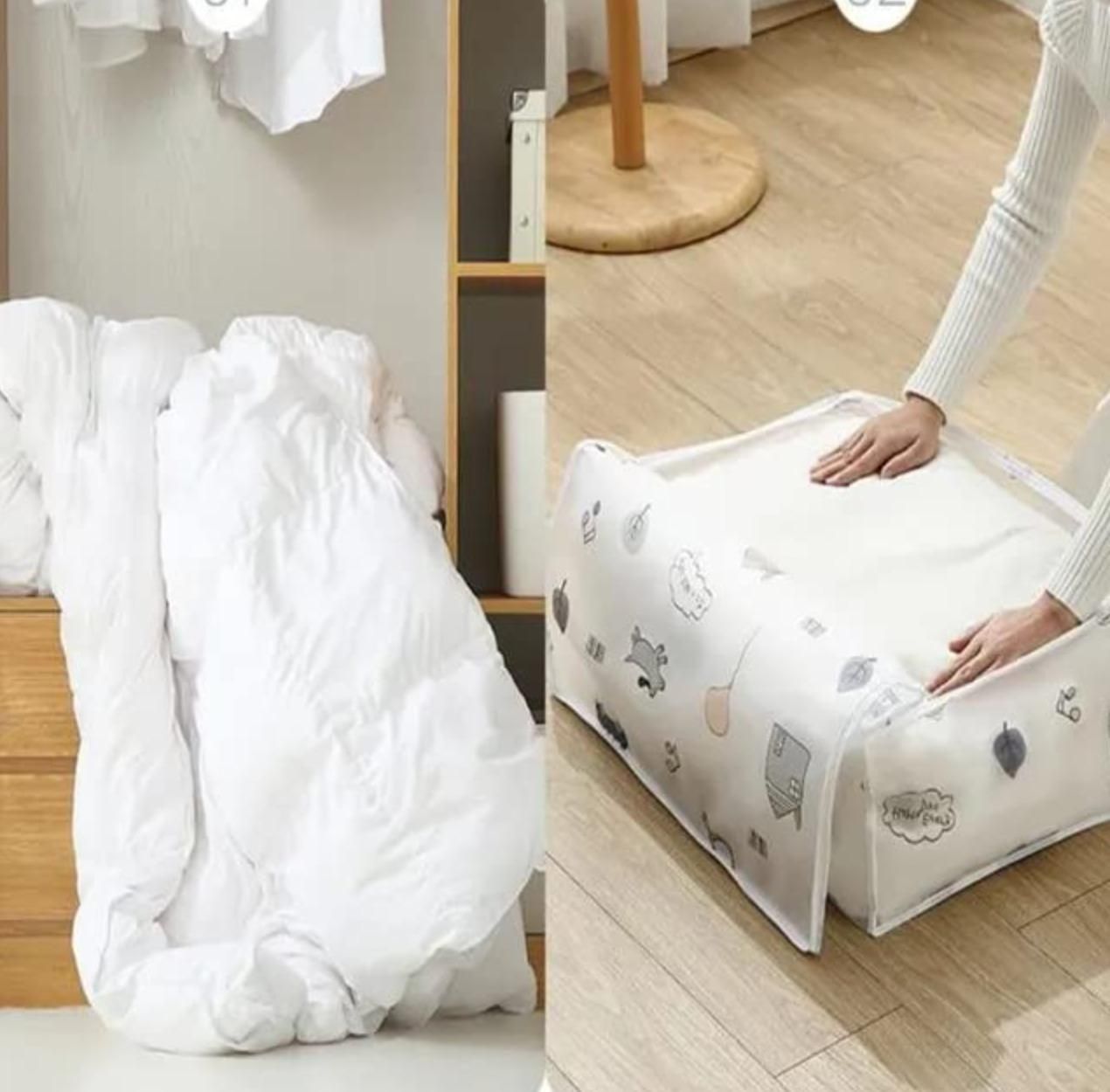 Under-Bed Blanket & Quilt Storage Bag (Pack of 1) – Large Capacity Organizer | NISHU Superstores