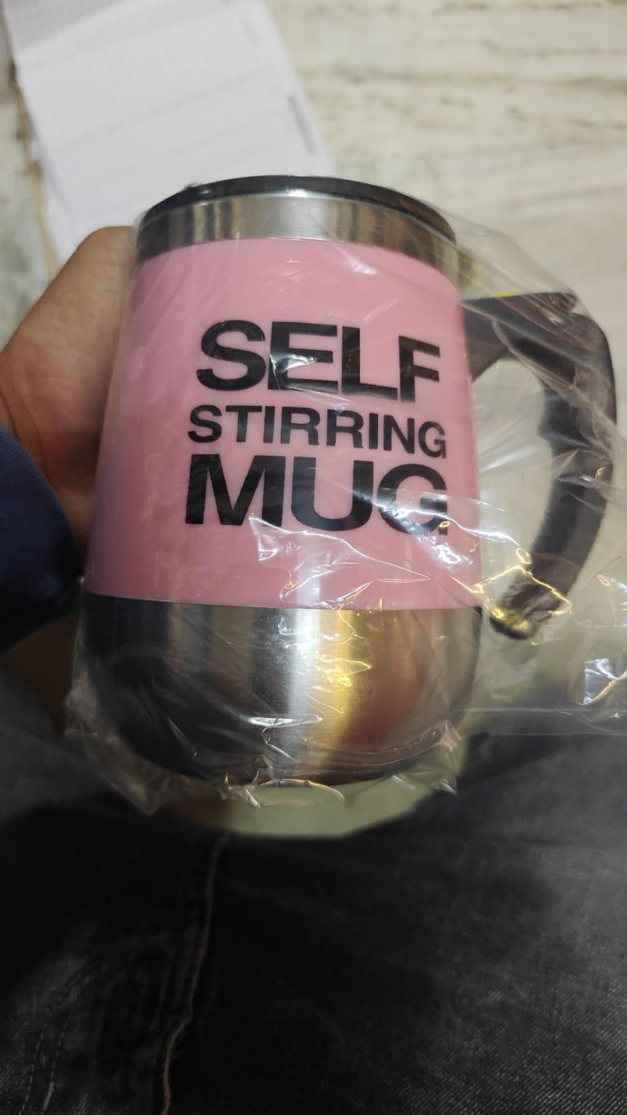 Self Stirring Mug – Automatic Mixing Coffee Mug with Lid | NISHU Superstores