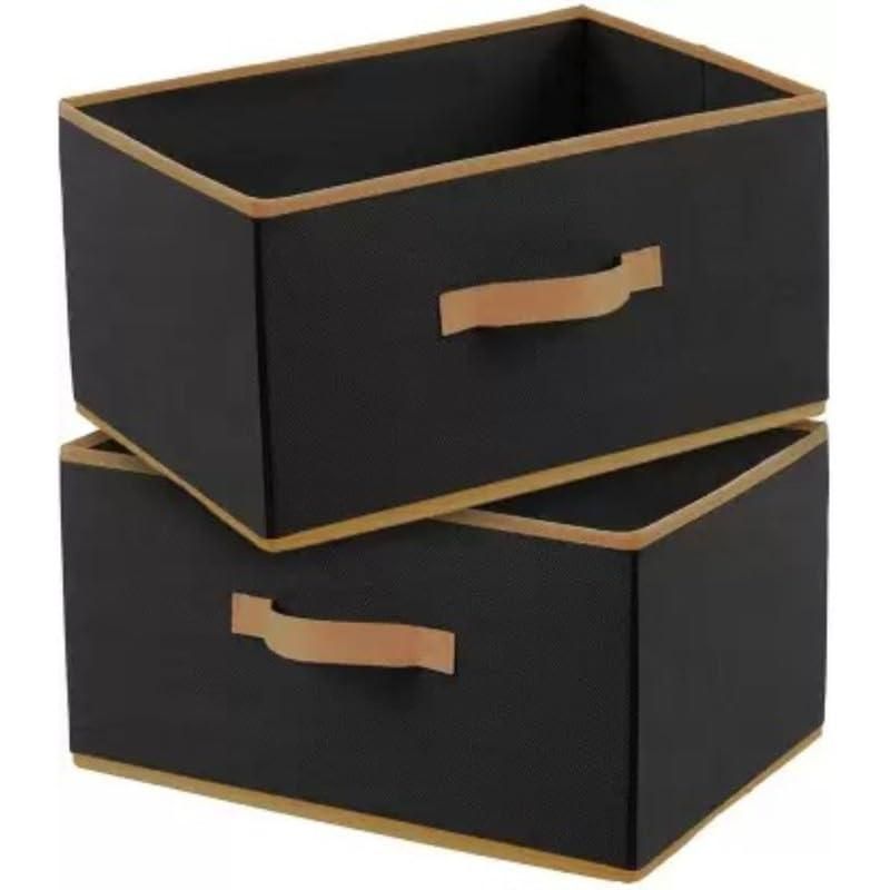 Multifunctional Fabric Storage Multifunctional Fabric Storage Drawer Basket (Pack of 2) – Foldable & Space-Saving | NISHU Superstores