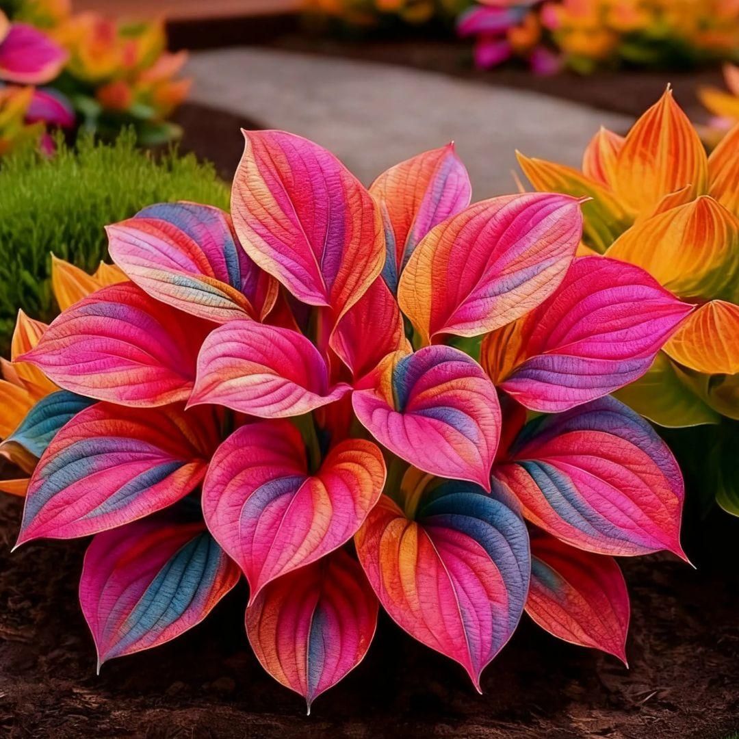 Multicolor Hosta Seeds with 100g Organic Potmix Free – Gardening Kit | NISHU Superstores