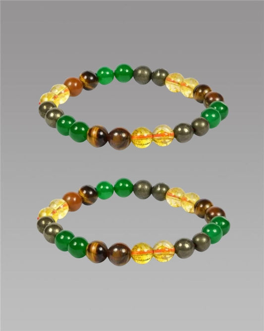 Bringing Money Bracelet (Pack of 2) | Feng Shui Wealth & Good Luck Bracelet for Prosperity and Success – NISHU Superstores