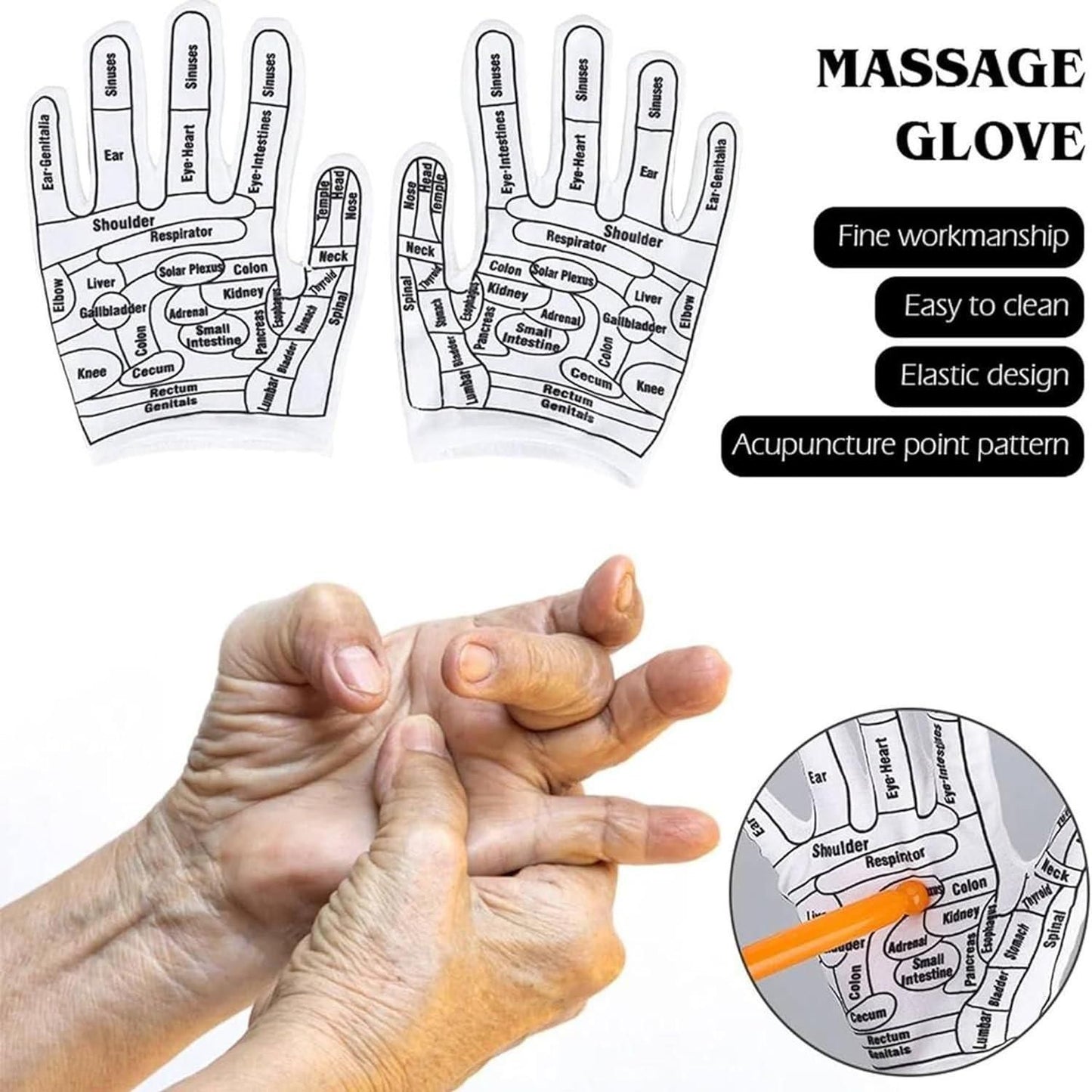 Acupressure Reflexology Hand Gloves – Pain Relief & Wellness for Men & Women | NISHU Superstores
