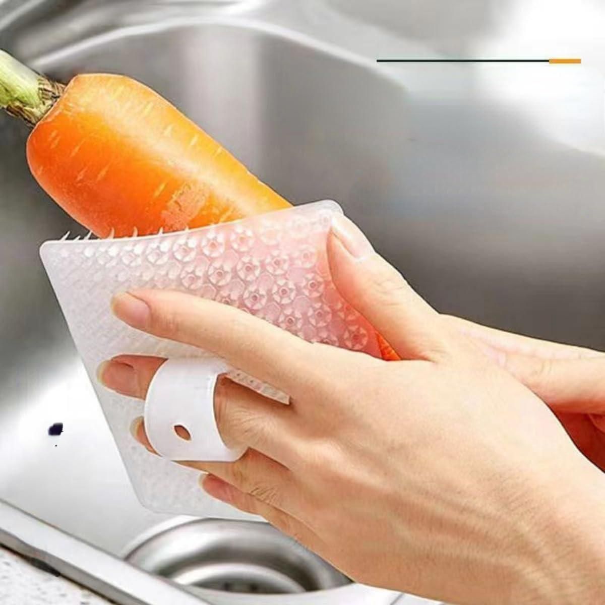 Silicone Kitchen Cleaning Scrubber (Pack of 2) – Reusable & Non-Scratch Tools | NISHU Superstores