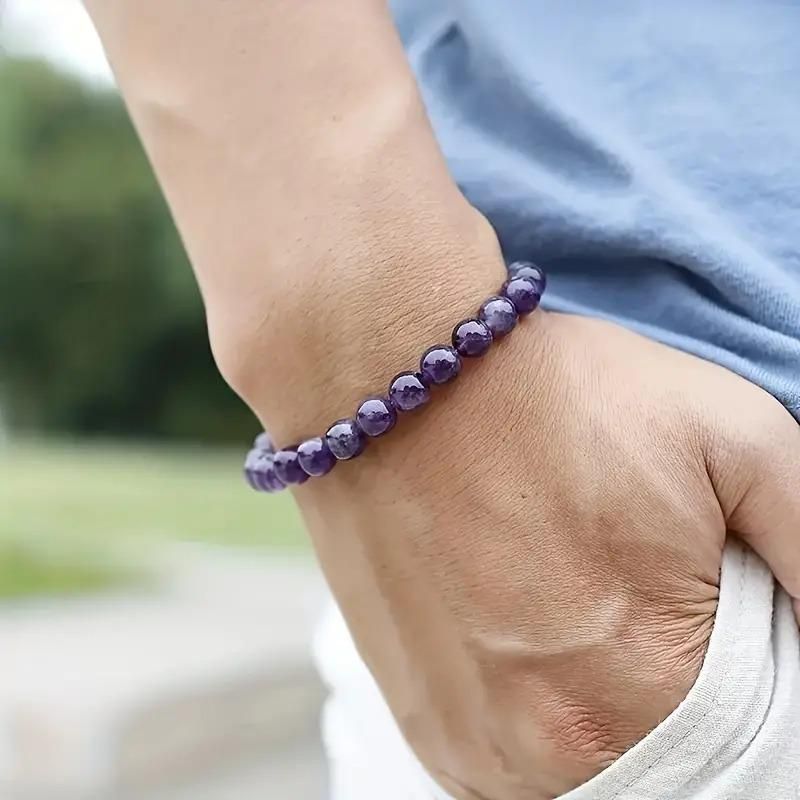 Stretchable Handmade Natural Crystal Stone Bracelet – Pack of 2 Spiritual Jewelry | NISHU Superstores