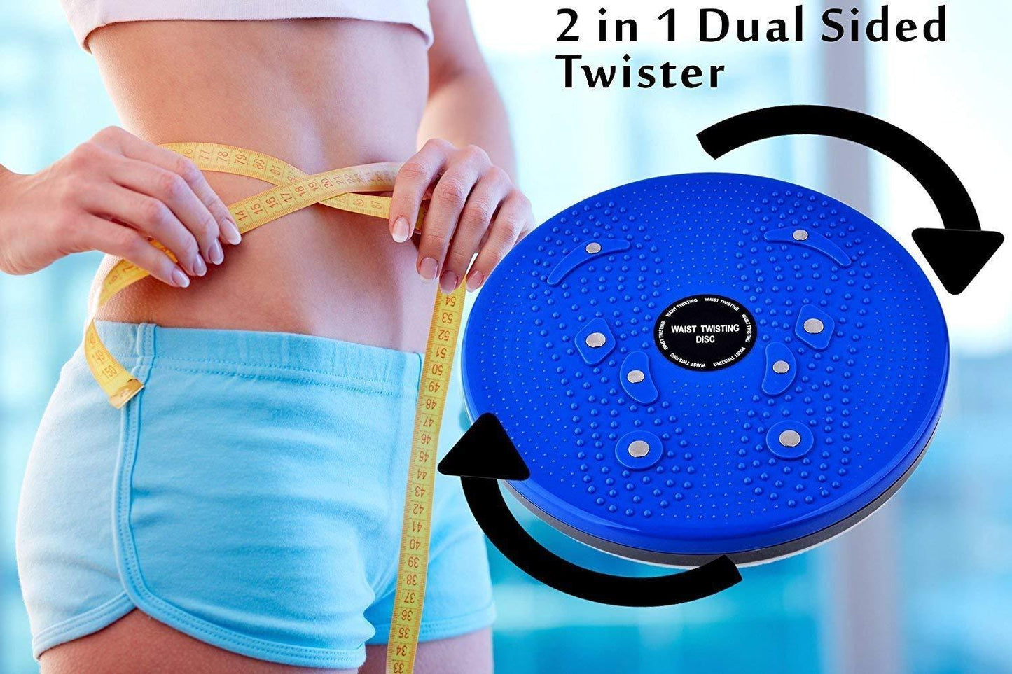 Waist Disk Acupressure Magnetic Slimming Twister – 2 in 1 Belly Exerciser | NISHU Superstores