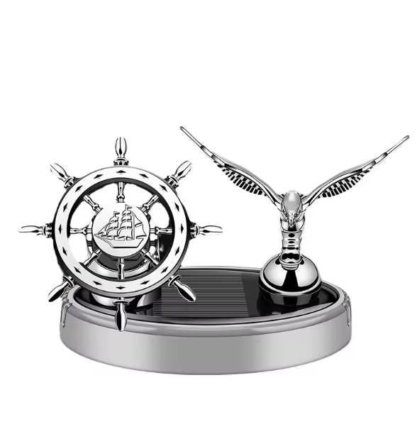 Eagle Solar Rotatable Car Air Freshener | Dashboard Perfume with Fragrance Refill – NISHU Superstores
