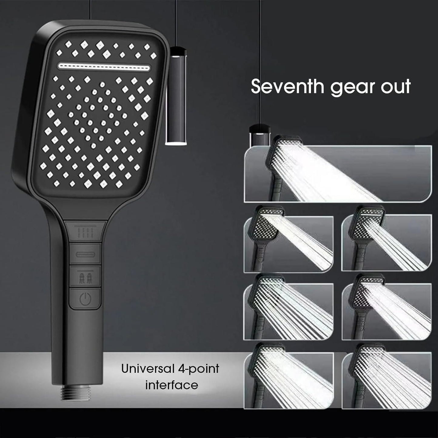 Buy Square Hand Shower for Bathroom Without Hose Pipe | Stylish & Durable – NISHU Superstores