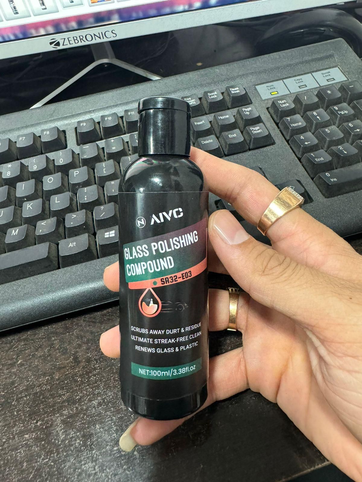 AIVO Glass Polishing Compound (Pack of 2) – Superior Clarity & Shine | NISHU Superstores