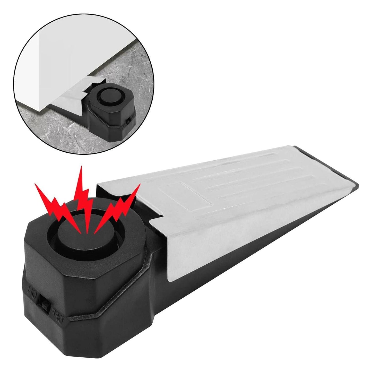 Door Stop Alarm – Anti-Theft Security Wedge with Loud Siren | NISHU Superstores