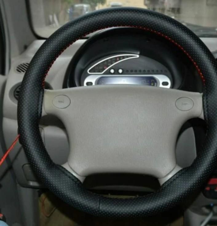 Universal Car Leather Steering Wheel Cover – Stylish & Comfortable | NISHU Superstores