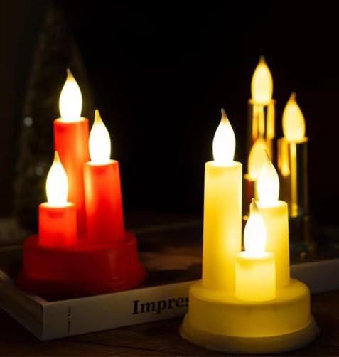 2 Pcs LED Candle Lights – Flameless Decorative Lights | NISHU Superstores