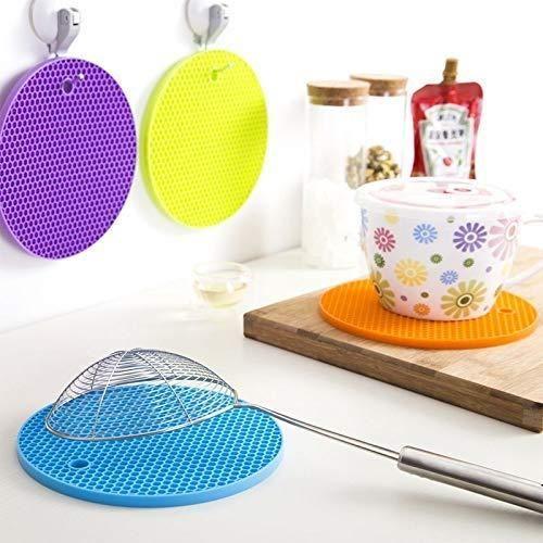 Silicone Heat Resistant Table Mats (Pack of 4) – Non-Slip & Washable | NISHU Superstores