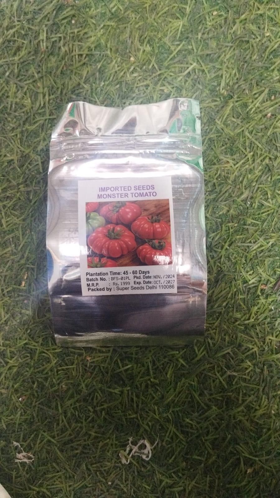 Giant Monster Tomato Seeds – Extra-Large, Juicy & High-Yield Variety | NISHU Superstores