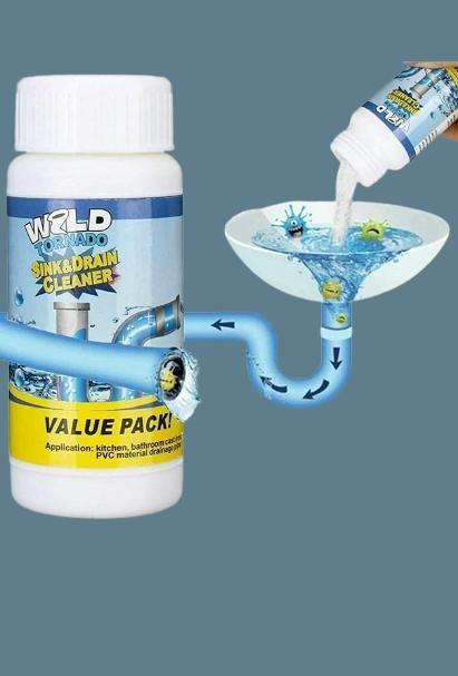 Powerful Drain Cleaner for Sink & Pipes | Unclog in Minutes | NISHU Superstores