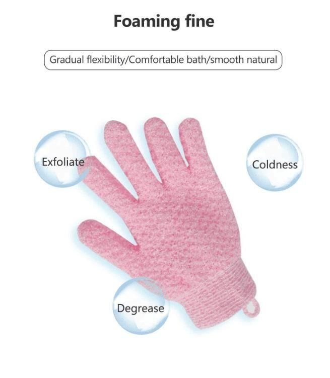 Five Finger Bath Gloves – Exfoliating & Deep Cleaning Body Scrub | NISHU Superstores