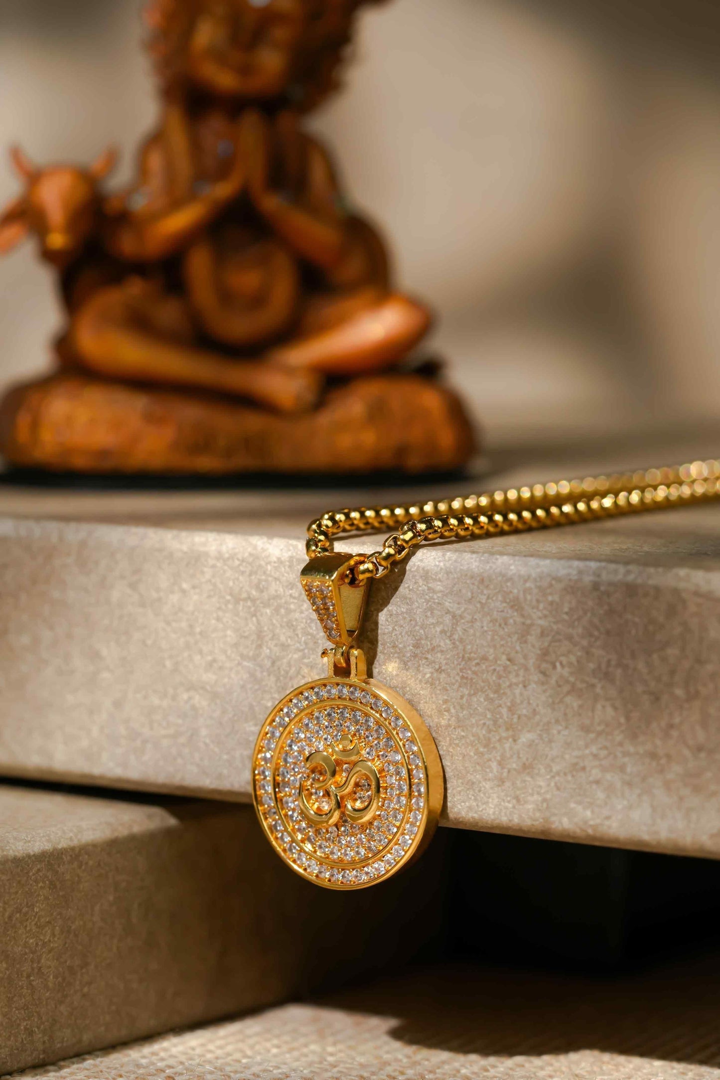 Om Symbol Pendant with Chain – Spiritual & Stylish Jewelry | NISHU Superstores
