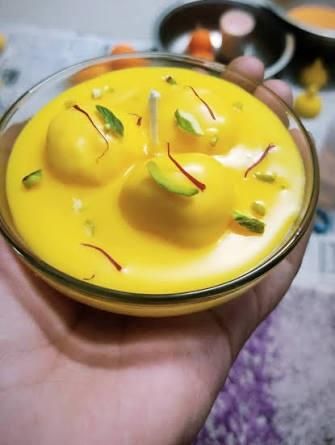Rasmalai Scented Candle – Pack of 4 Aromatic Decorative Candles | NISHU Superstores