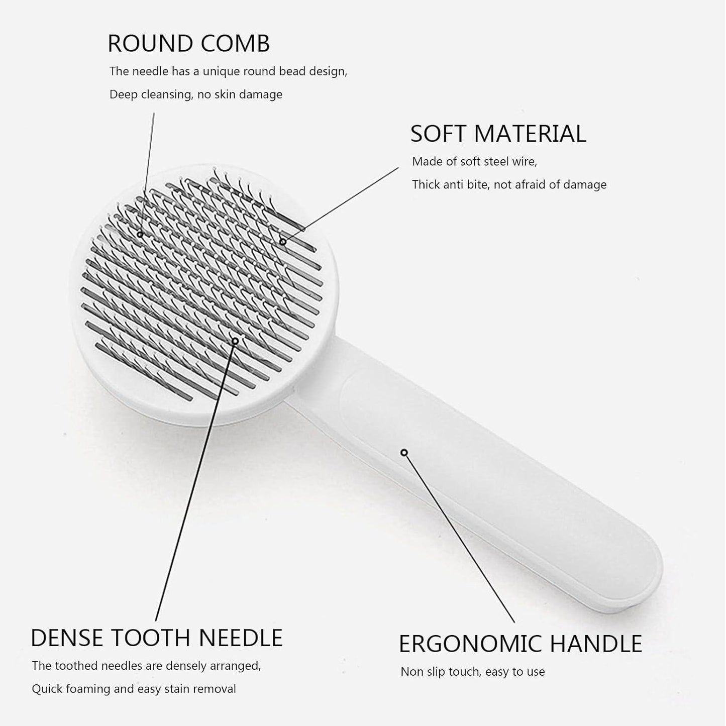 Pet Hair Removal Brush for Dogs & Cats – Easy Grooming Tool | NISHU Superstores